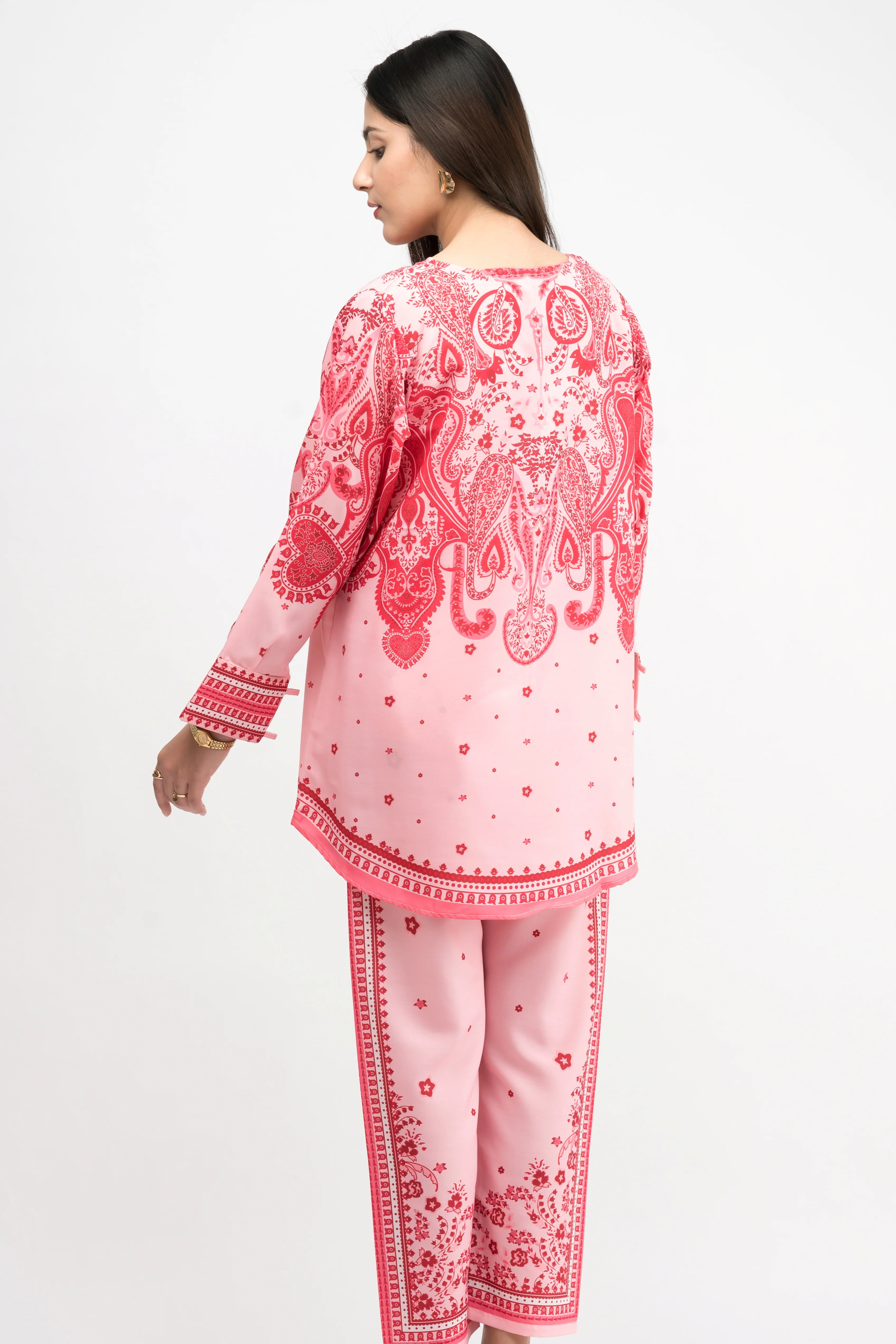 AWA SPLASH CREPE LAWN CO-ORD SET - Image 3