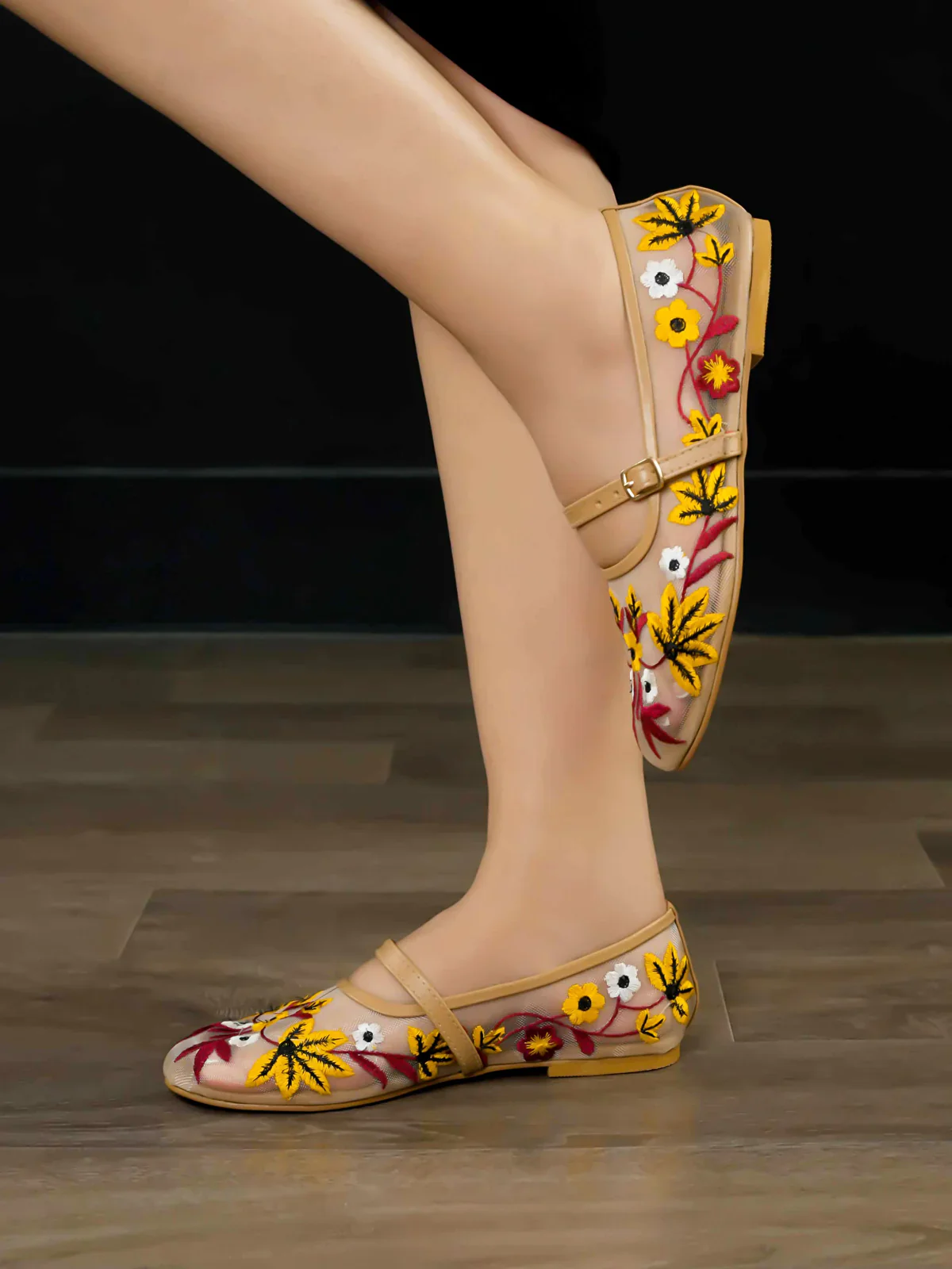 Ballerinas with Decorative Flowers - Image 16