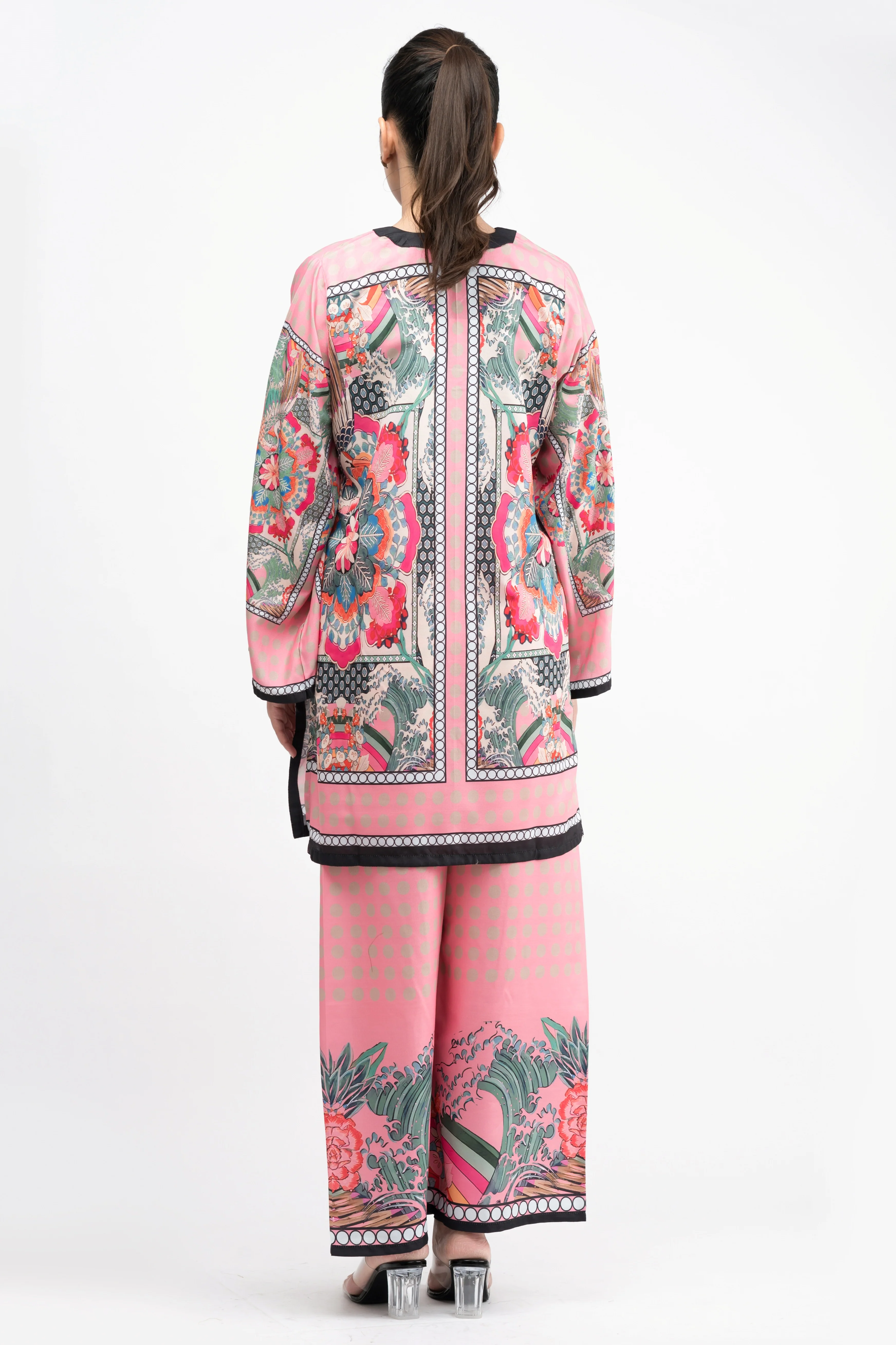 BREEZY ENSEMBLE CREPE LAWN CO-ORD SET - Image 3