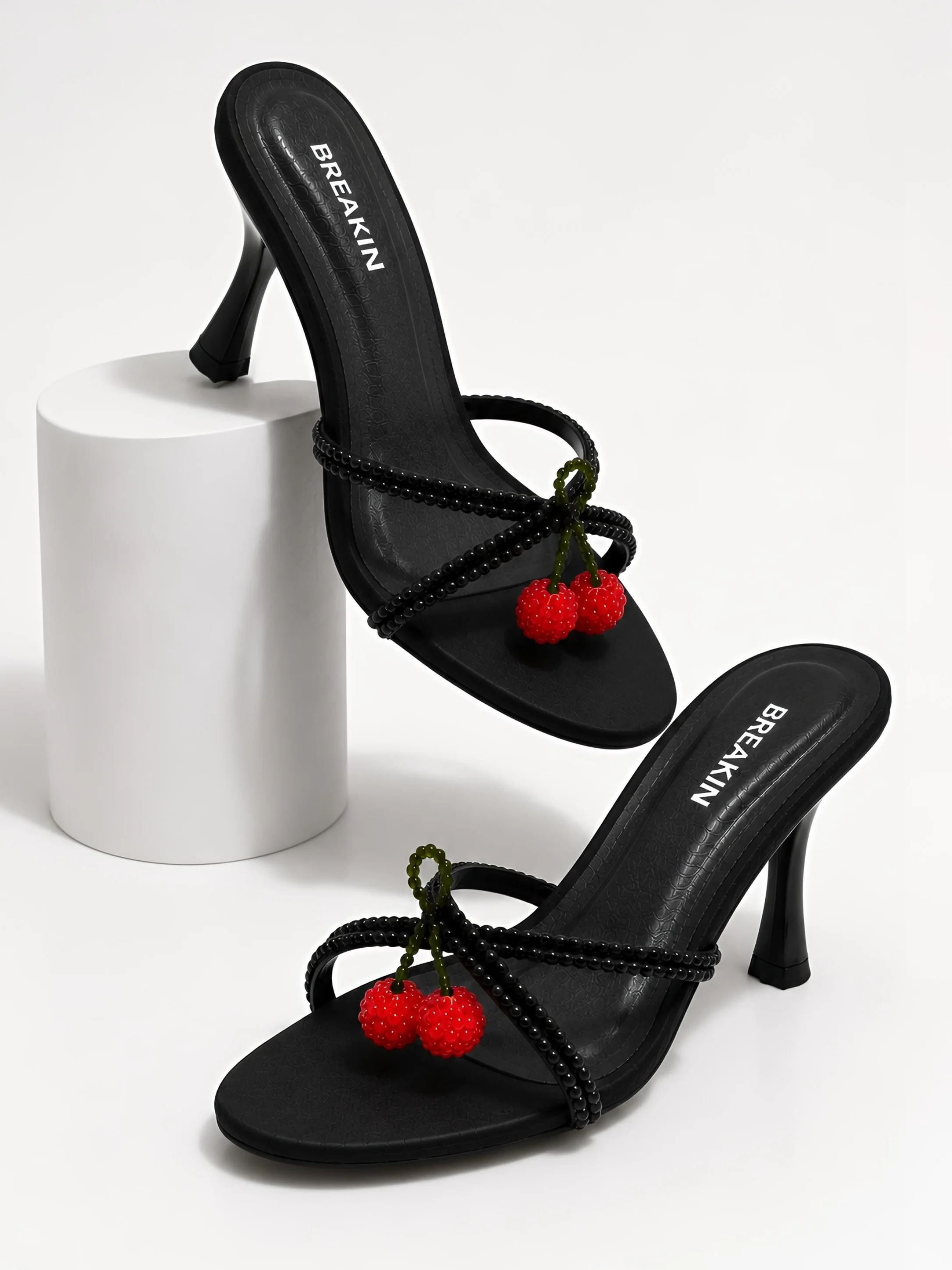 Cherry Rhinestone Heel - Image 3
