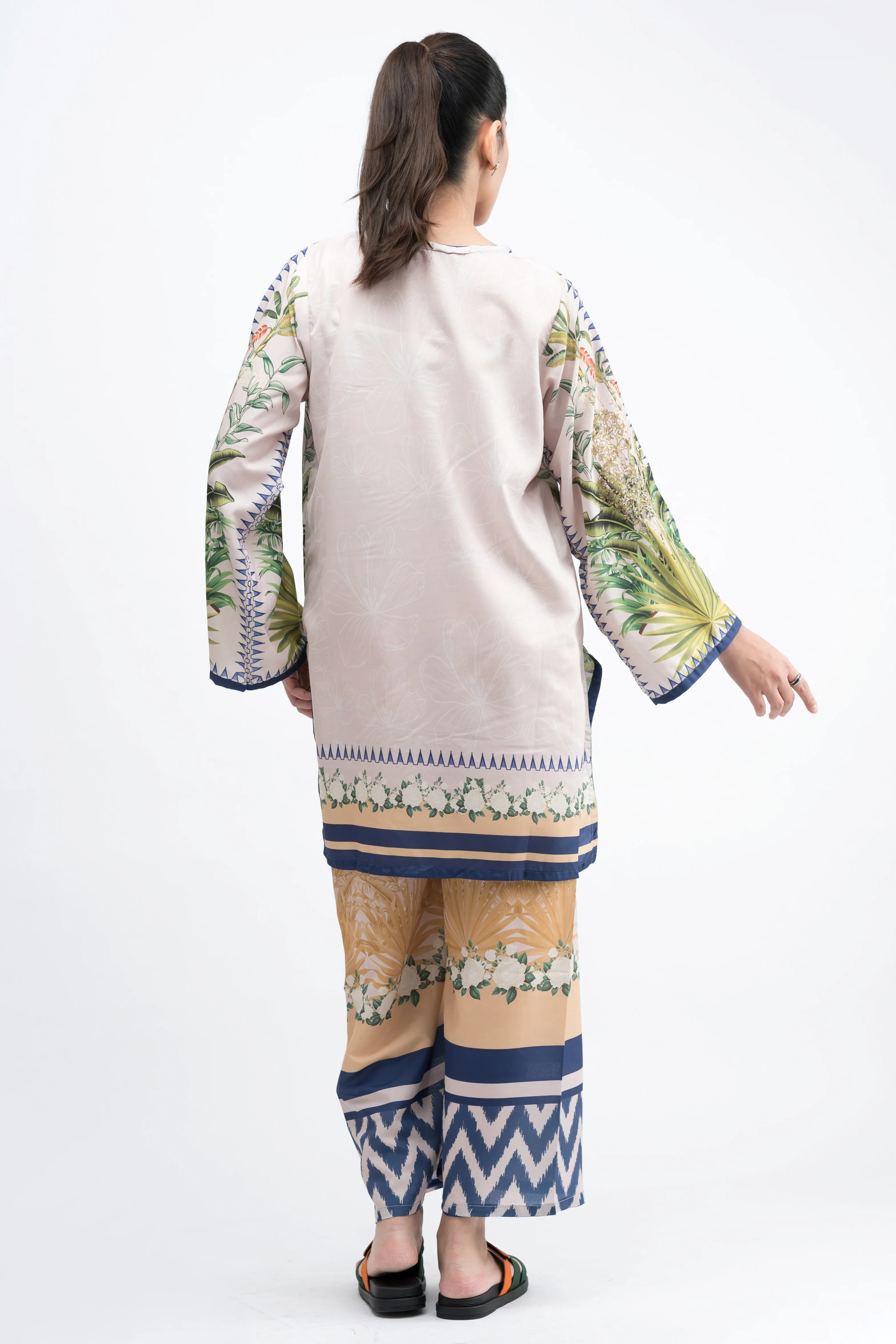 EMERINO CREPE LAWN CO-ORD SET - Image 3
