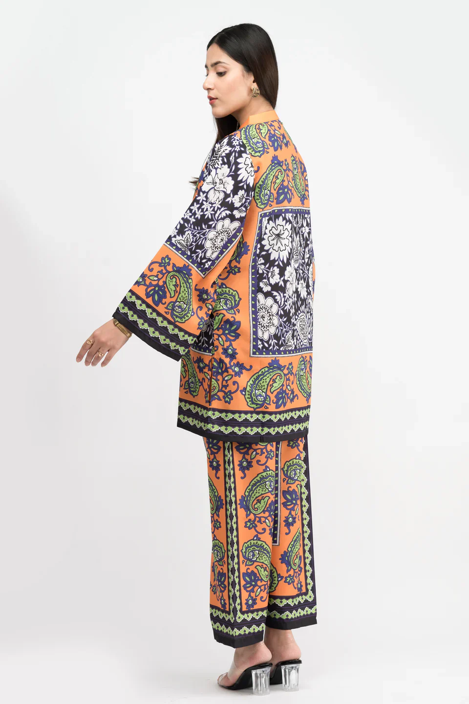 BELEZA PRINTED CREPE LAWN CO-ORD SET - Image 2