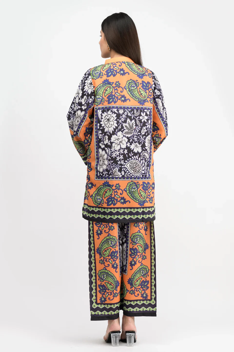 BELEZA PRINTED CREPE LAWN CO-ORD SET - Image 3