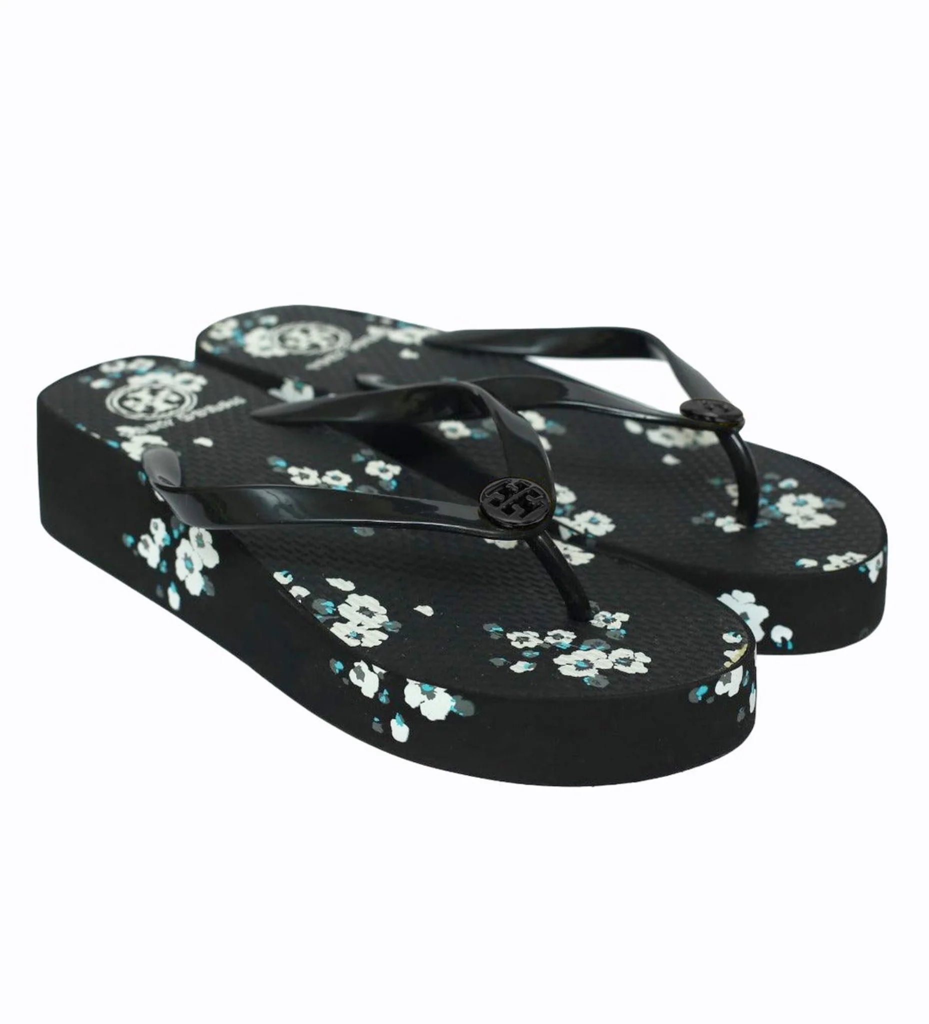 Floral Wedge Black - Image 3