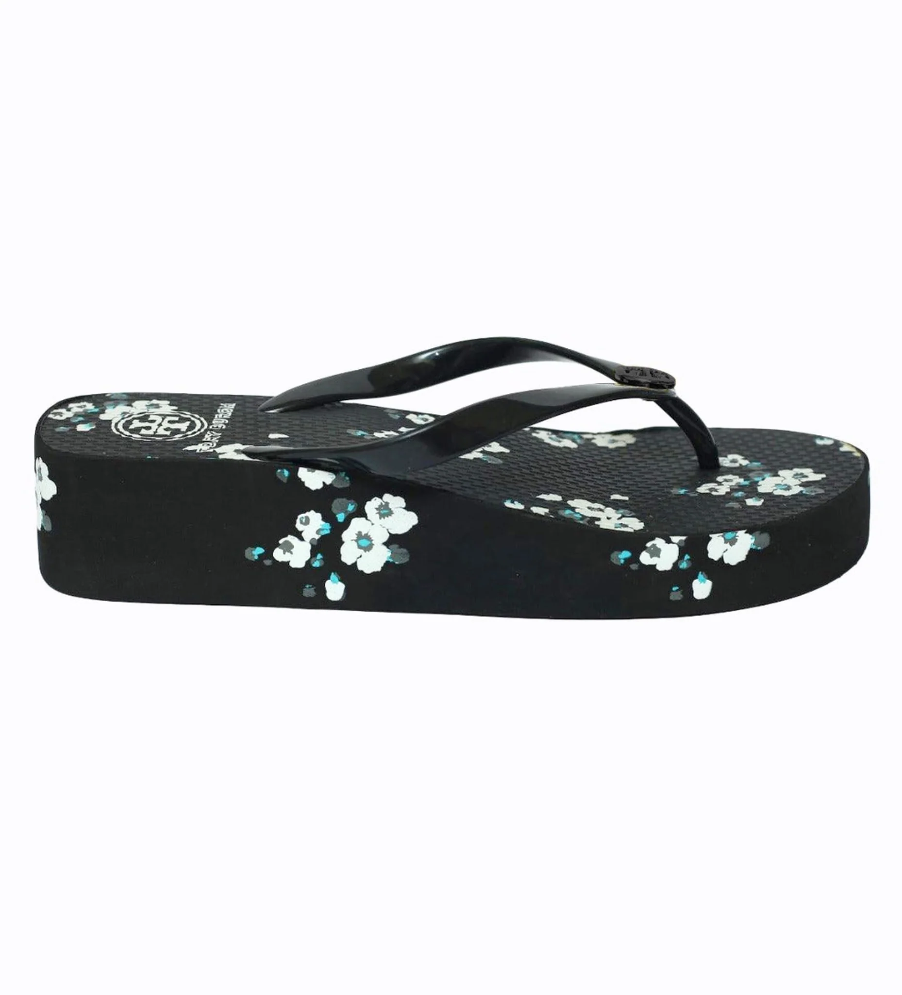 Floral Wedge Black - Image 4