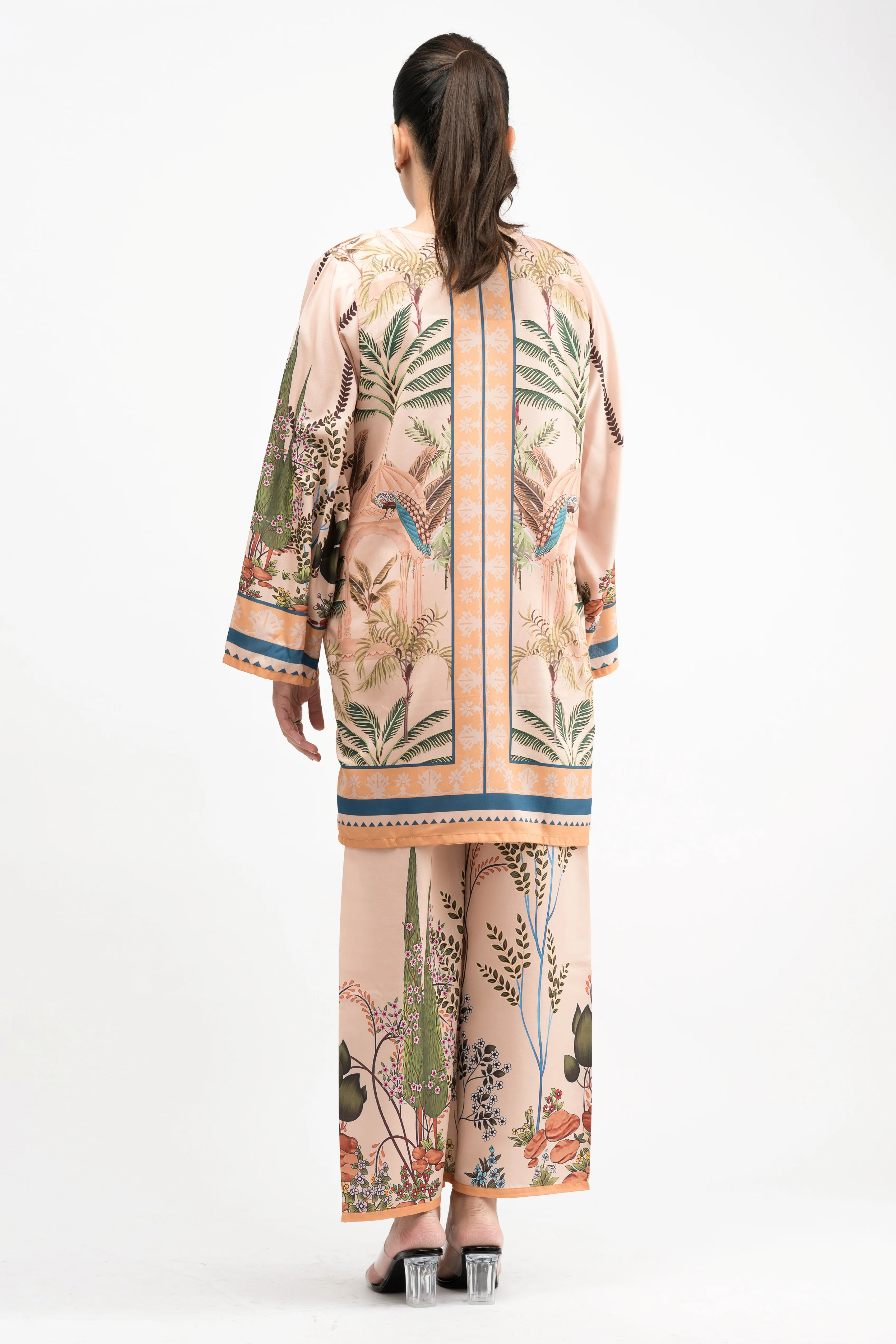 MARFA VIBRANT CREPE LAWN CO-ORD SET - Image 3