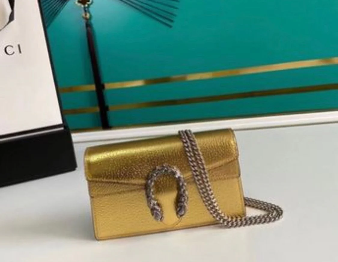 Mini GG Dionsys Bag Gold - Image 4