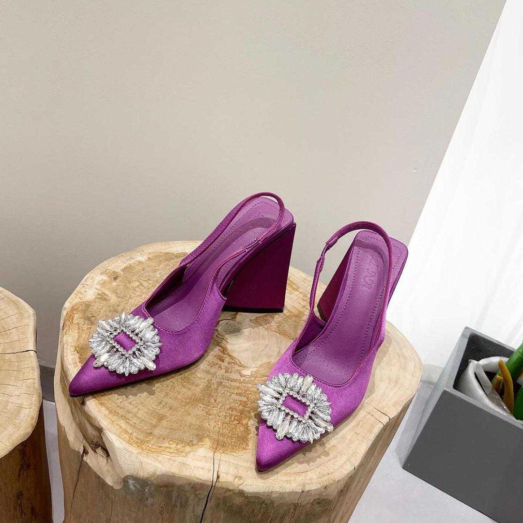 Z-r Triangle Heel Shoes With Multi Colors - Image 14