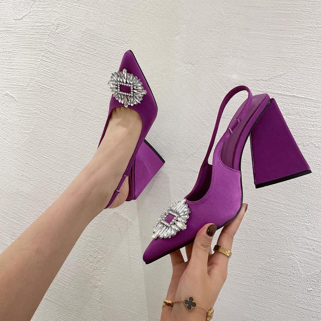 Z-r Triangle Heel Shoes With Multi Colors - Image 18