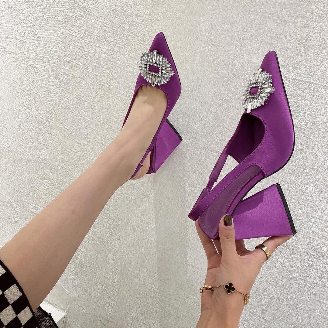Z-r Triangle Heel Shoes With Multi Colors - Image 22
