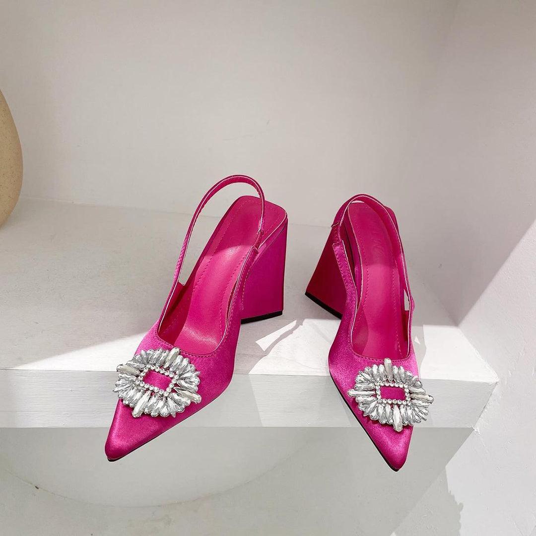 Z-r Triangle Heel Shoes With Multi Colors - Image 7