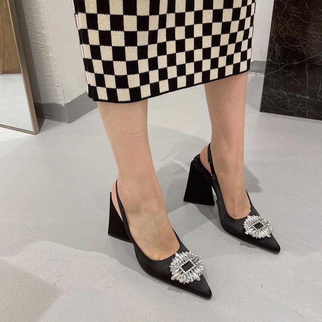 Z-r Triangle Heel Shoes With Multi Colors - Image 9