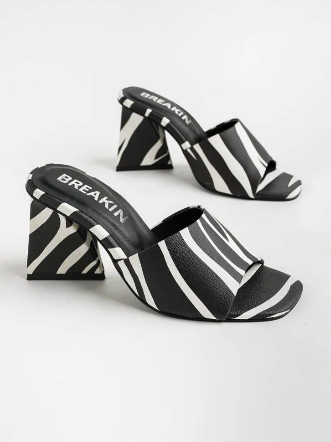 Zebra Triangle heel - Image 3